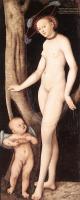 Lucas il Vecchio Cranach - Venus and Cupid with a Honeycomb